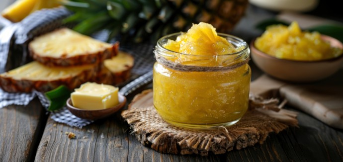 Polpa de abacaxi para uso industrial: por que escolher a Villa Puree para sua produção?